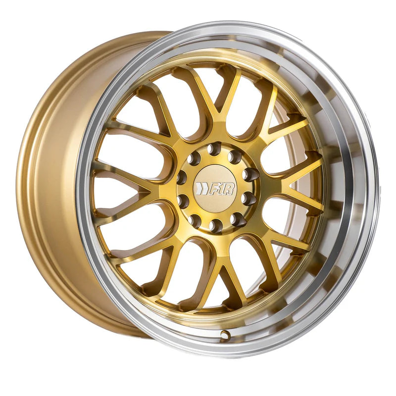 F1R F21 Machined Gold / Polish Lip ( Set of 4 )