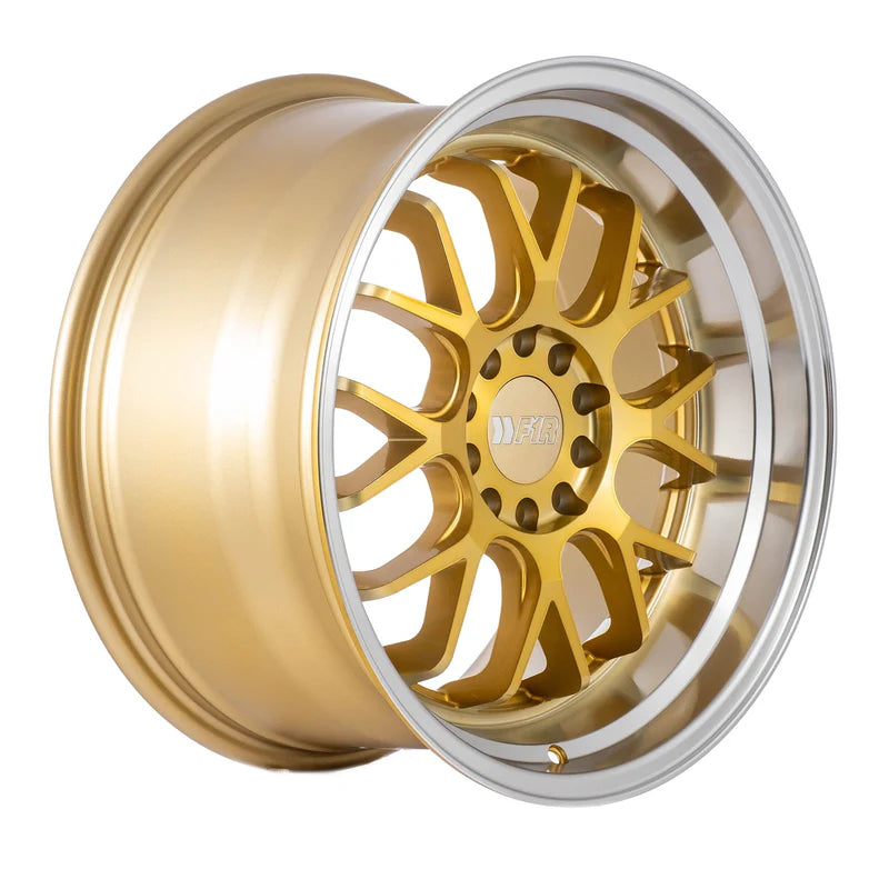 F1R F21 Machined Gold / Polish Lip ( Set of 4 )