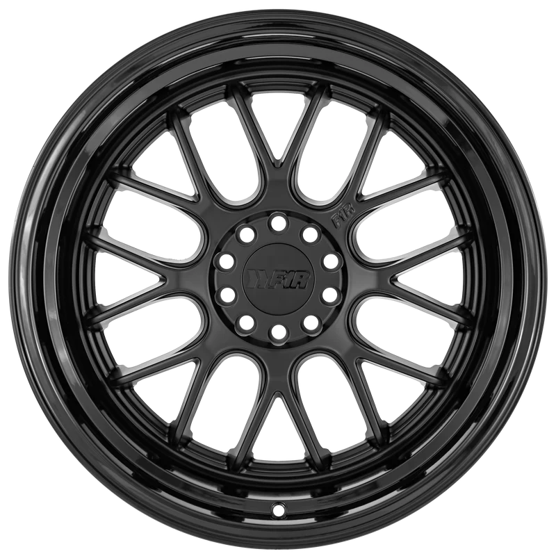 F1R F21 Satin Black / Gloss Black Lip