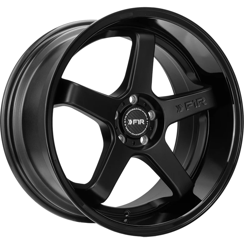 F1R FC5 Matte Black / Gloss Black Lip