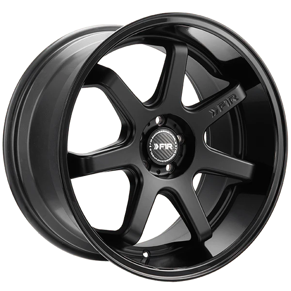 F1R FC7 Matte Black / Gloss Black Lip